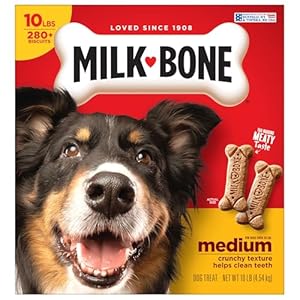 Milk-Bone Original Dog Treats Biscuits for Medium Dogs, 10 Pound