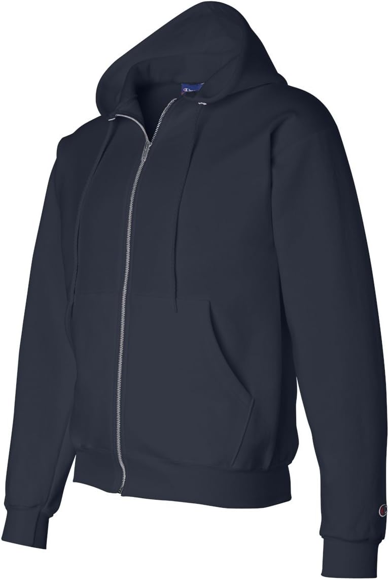 Champion - Powerblend Full-Zip Hooded Sweatshirt - S800, Late Night Blue - Image 4