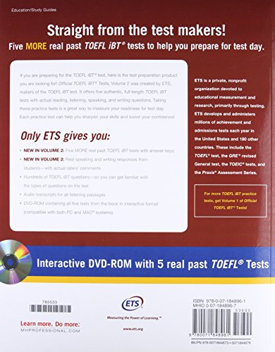 Mcgraw-Hill Education 43156597 Official Toefl Ibt Tests thumb #1