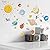 Amaonm Kids Room Wall Art Decor Decals Cartoon Removable Universe, Space, Planet, Solar System, Galaxy DIY Home Wall Stickers Decals Murals for Bedroom Living Room Ceiling Boys Girls Rooms Nursery