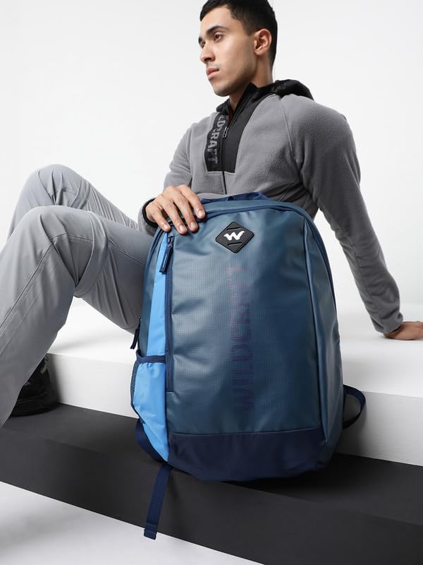 Wildcraft Casual Backpack STREAK 24 for Mens & Womens | Unisex Backpack (Poseidon,24Liter)