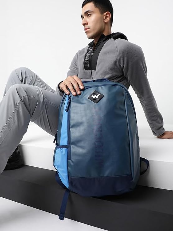 Wildcraft Casual Backpack STREAK 24 for Mens & Womens | Unisex Backpack (Poseidon,24Liter)