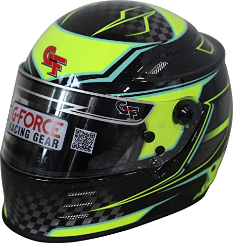 G-FORCE Racing Gear - Revo Graphics Helmet Sml Yellow (13005SMLYL)