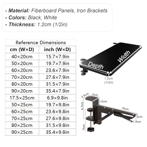Estante extensor plegable de madera para alféizar de ventana y encimeras sin taladro 8