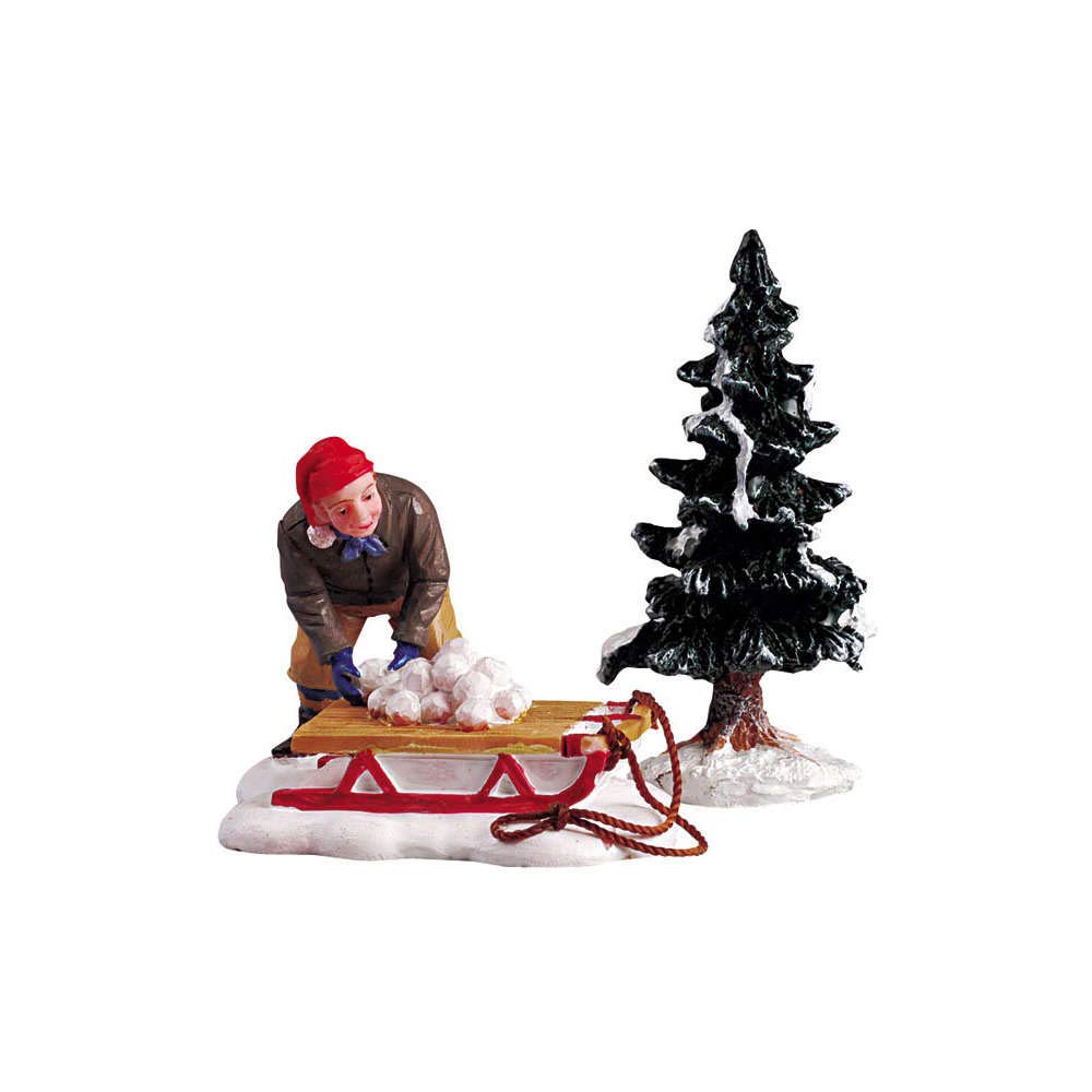 Lemax Ready For A Fight Set of 2 Christmas Collection