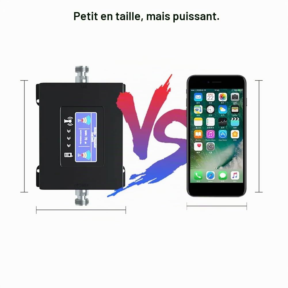 GSM 900 / 1800MHz 3G 4G LTE Amplificateur de Répéteur de Booster de Signal Mobile à Double Bande