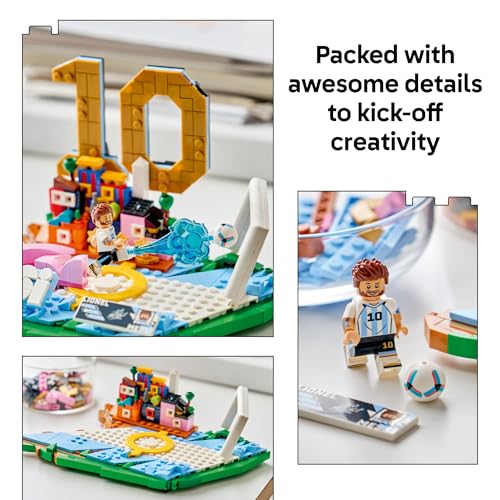 image for LEGO Editions Lionel Messi – Soccer Highlights - Building Set for Bo