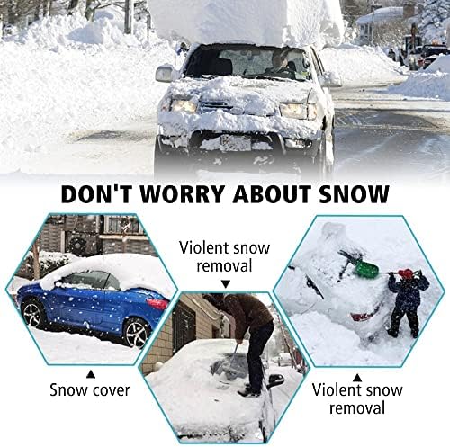 DONGKER Ice Scraper,Windscreen Snow Scraper for Cars Trucks and SUV Adjustable Length (16.5"-24.8")