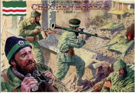 Orion Plastic Model Figures Chechen Rebels, 1995-2005 1/72 72002