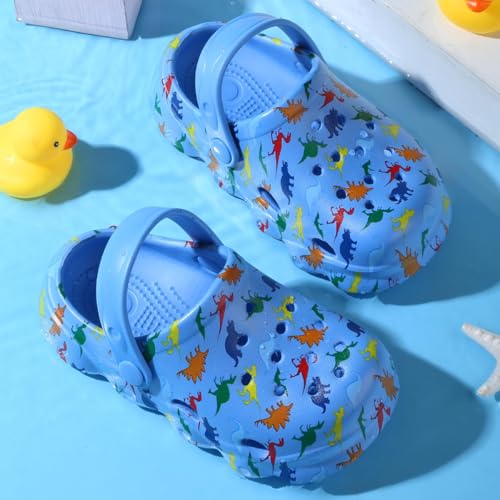 Image of Girls' Clogs for Toddlers & Kids Lightweight Garden Shoes Breathable Slip-on Slides Sandals Slippers Children's Beach Water Shoes