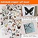 LSHAI 6 Pcs Real Butterfly Specimen - Taxidermy Butterfly Artwork Material Decor,Taxidermy Animals Gifts for Family (Random)