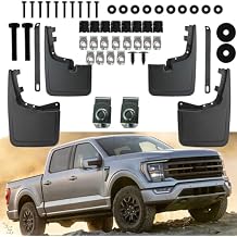 XUKEY 4PCS Mud Flaps Splash Guard for Ford F150 2025 2024 2023 2022 2021 Mudguards Mudflaps Fender Tire Protector Rear Front Car Accessories Replacement