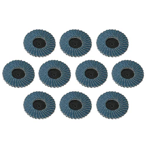 BomDog 10 Pezzi 2 Pollici 60 Grana Mola Levigatura Mole a Disco Tipo Lamellare Ruote Lucidatura Ruota