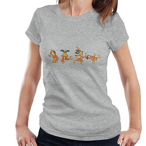Cloud City 7 The Book of Kung Fu Hong Kong Phooey Women's T-Shirt Heather Grey