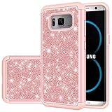 Yodueiv Phone Case for Galaxy S8, Samsung S8 Case for Girls Women, Cute Glitter Bling Sparkle...