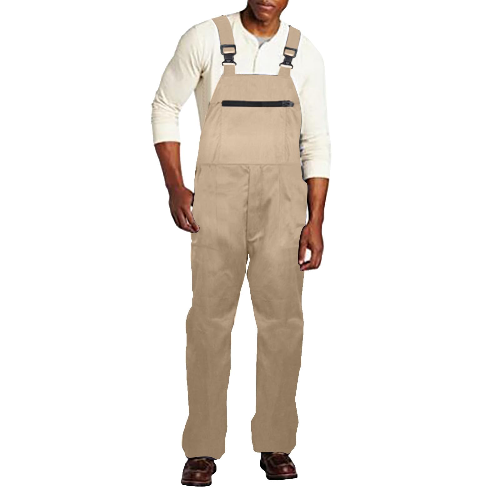 Salopette de travail pour homme, grandes tailles S-3XL, fabriqué en UE, couleurs différentes, combinaison de travail homme de qualité, Bianco, XL