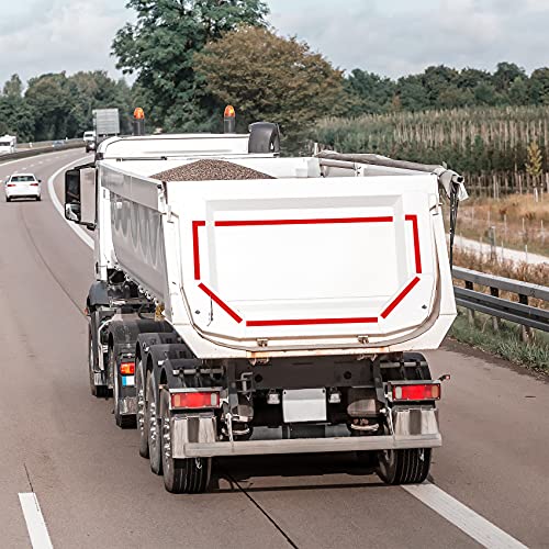 Finest Folia 3M Diamond Grade 983 Scotchlite Konturmarkierung 50mm Reflexfolie Reflexband (Rot-72, 3 Meter)