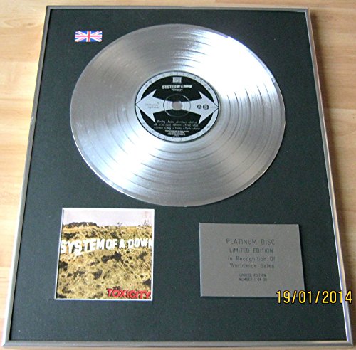 System Of A Down – CD Platinum Disc – Toxic City