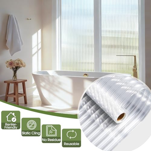 Filme decorativo 3D para ventana, 17.5 x 78.7 pulgadas miniatura 5