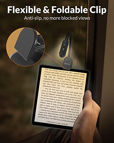 Lepower Book Light Dimmable, Lightweight Reading Light, Eye Caring Book Light For Reading In Bed #TOP7