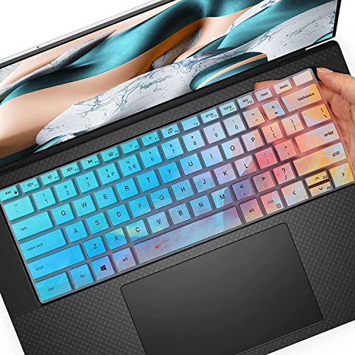 Protector de teclado colorido para Dell XPS 15 y 17 miniatura 1