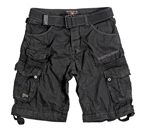Preisvergleich Produktbild Geographical Norway 98T45 Timua Herren Bermuda Cargo Schwarz Gr. XXL