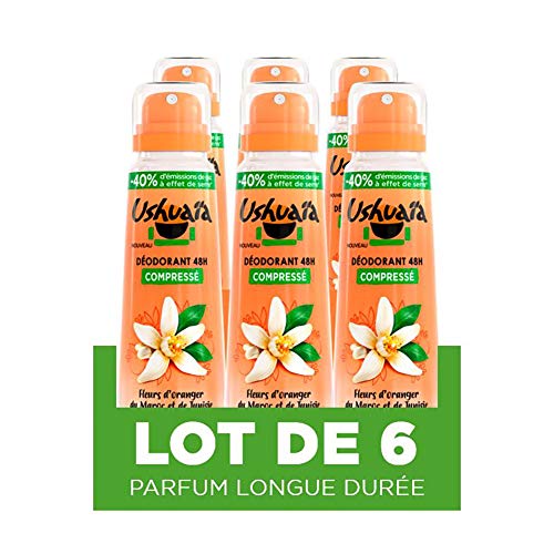 Déodorant 48h Ushuaïa compressé parfum longue durée anti-odeurs efficace
