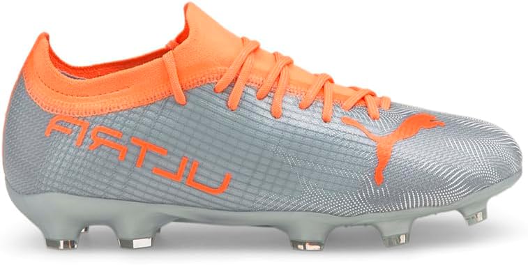 PUMA Kids Boys Ultra 2.4 Soccer Cleats - Orange, Silver