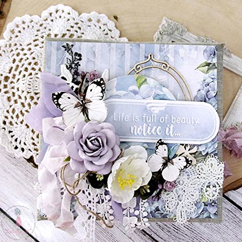 DRESS MY CRAFT/CRAFTER'S 3PL PAPR PAD12, Hydrangea Lawns, 12 Designs/2 Each, One Size - Image 3