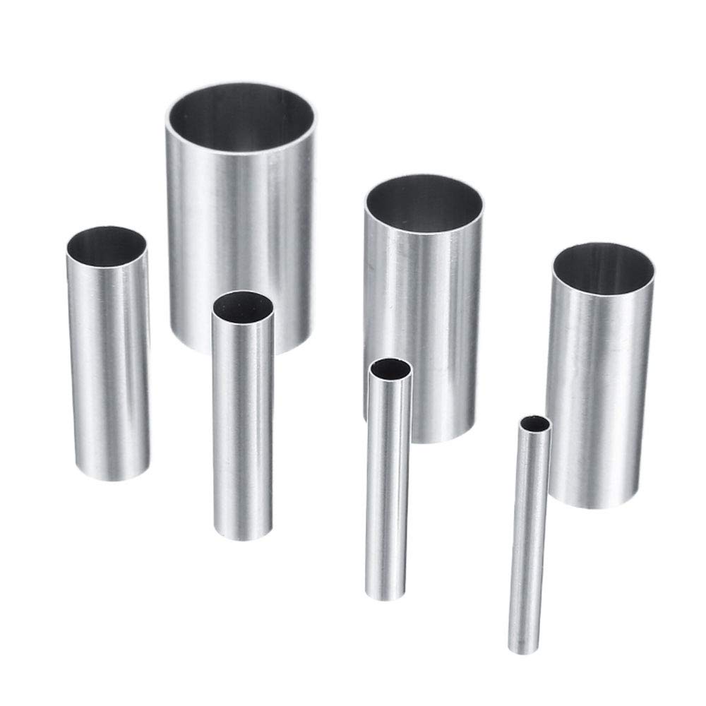 Lot De 5 Emporte-Pièces Acier Inoxydable Pour Argile Polymère - Lames Flexibles Droites Et Ondulées