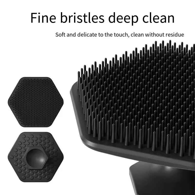 Generic Silicone Face Scrubber, Facial Cleansing Brush, Deep Clean, Exfoliating, Pore Treatment, Manual