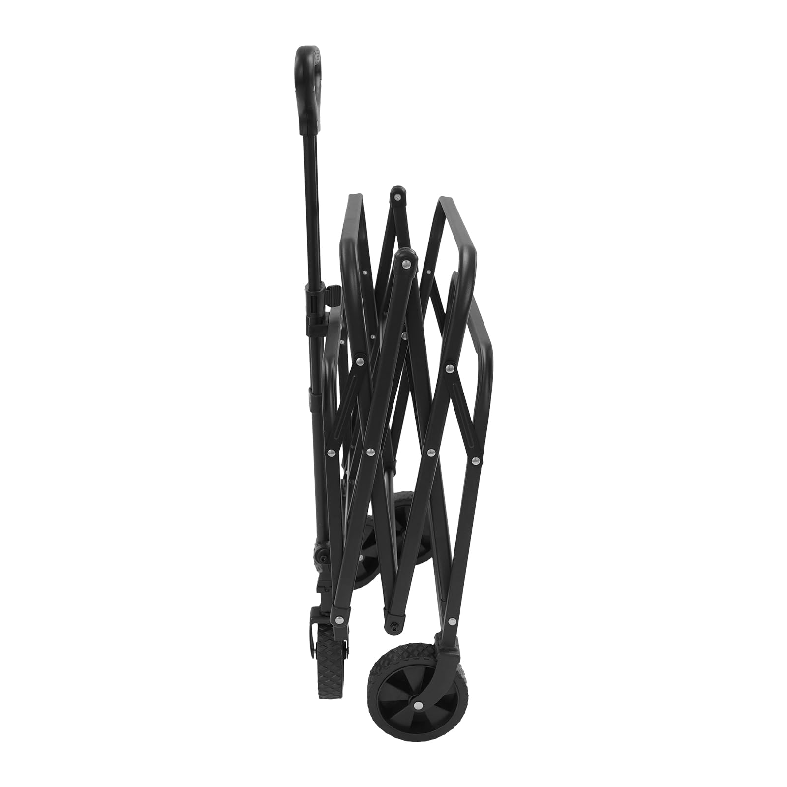 Carro de mano portátil plegable, carrito de playa con ruedas grande y plegable, adecuado para alimentos, deportes, jardinería, compras, camping, carrito de mano