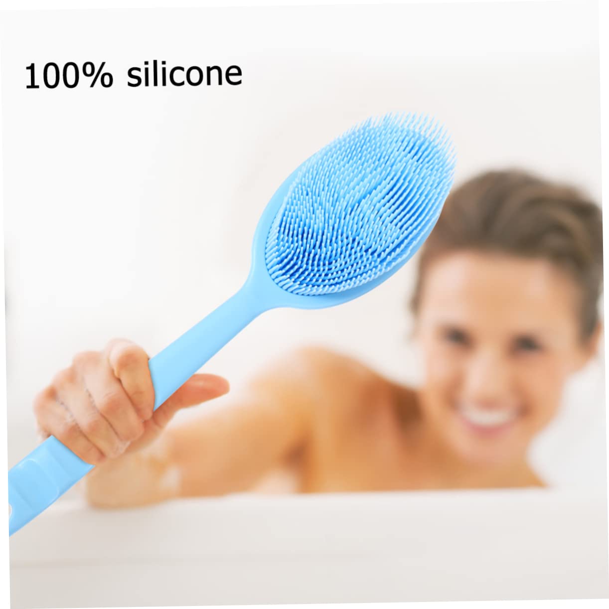 Healeved 2pezzi Spazzola Da Con Manico Per Massaggio e Pulizia Del Corpo Design Ergonomico e Facile Da Usare Per Uomini e Donne