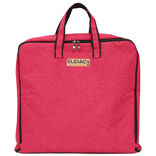 ELESAC Canvas Style Duffel Bag With Matching Fold-able Garment Bag Set for Men and Women