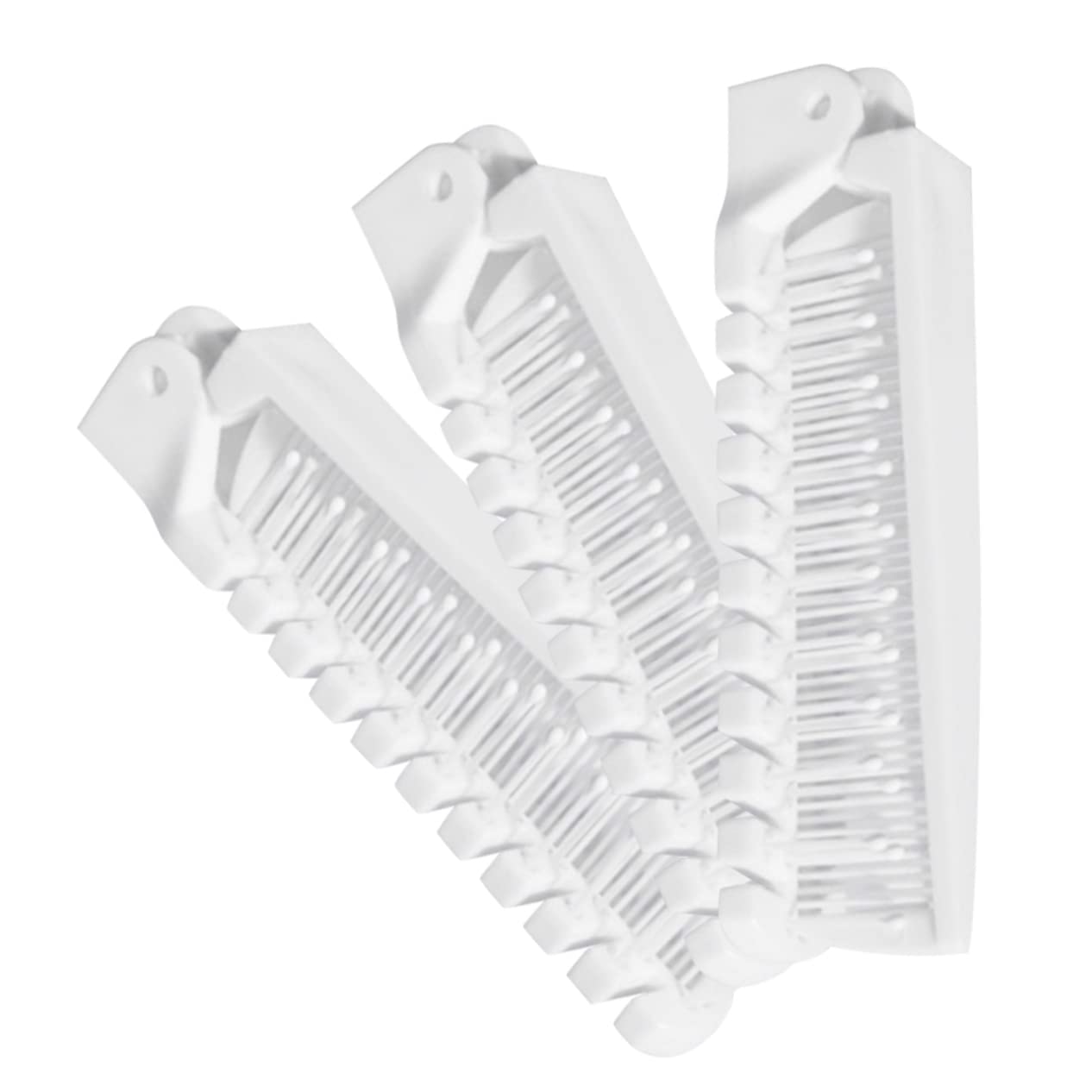 Healeved 12piezas Peines De Viaje Plegables Antiestáticos Para Cabello Peine Portátil Ergonómico Para Adultos Para Extensiones y Pelucas Diseño Resistente y Duradero