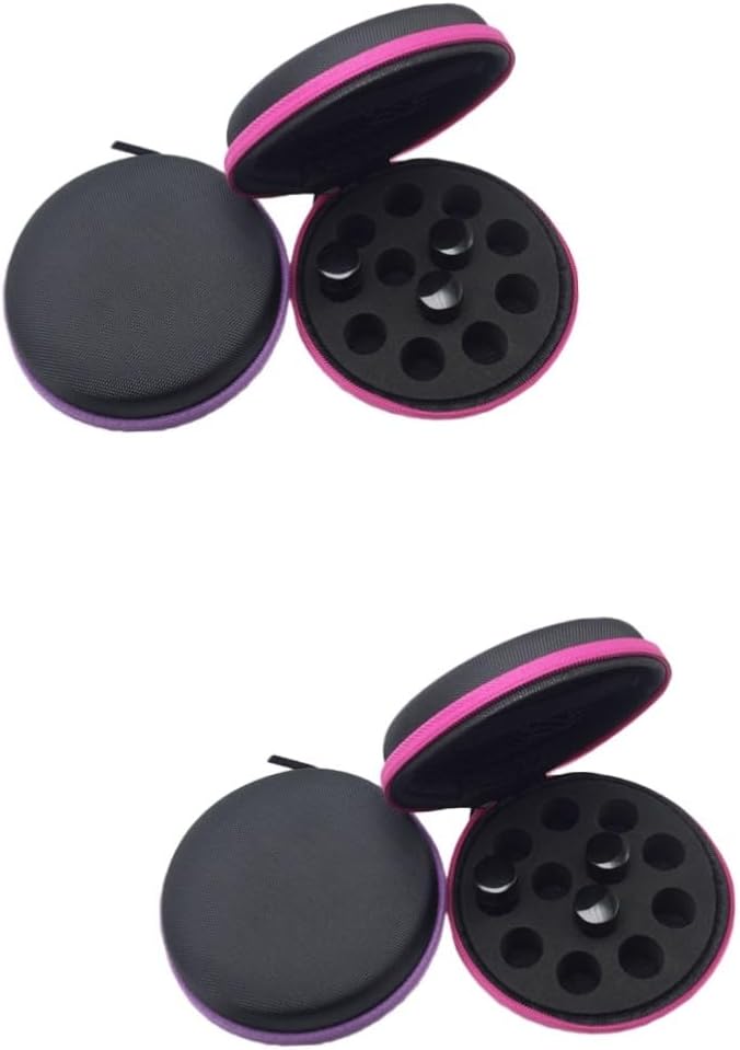 MERRYHAPY 4pcs Storage Case for Bottles Portable Zipper Bag for Travel Random Protects against Dust and Bumps