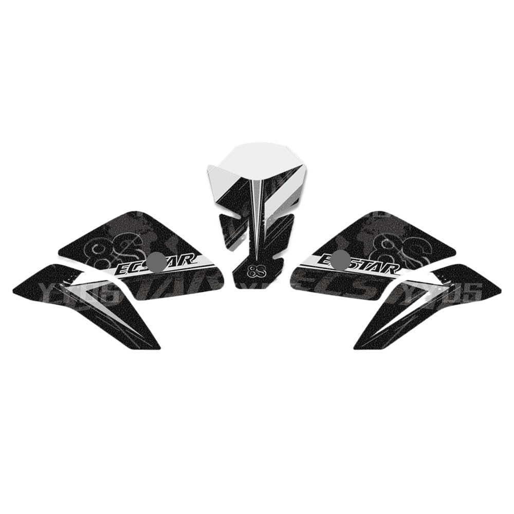 Motorcycle Frosted Fuel Tank Pad Stickers Tank Protection Decals Anti-Slip for GSX 8 S GSX-8S Gsx8s Gsx 8s Motorbike Fuel Protector Tanks Pad