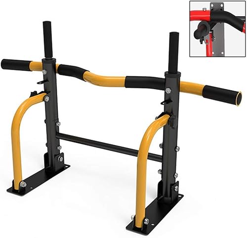 Barras paralelas retráctiles perforadas para interiores para el hogar, equipo de dominadas para interiores, puerta en la pared, dominadas