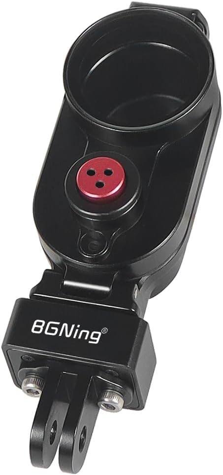 BGNing Aluminum 80M Waterproof Diving Case Compatible with 3/3S Thumb Camera Underwater Shell Protective Frame Quick Release Cage (Quick Release Ver)