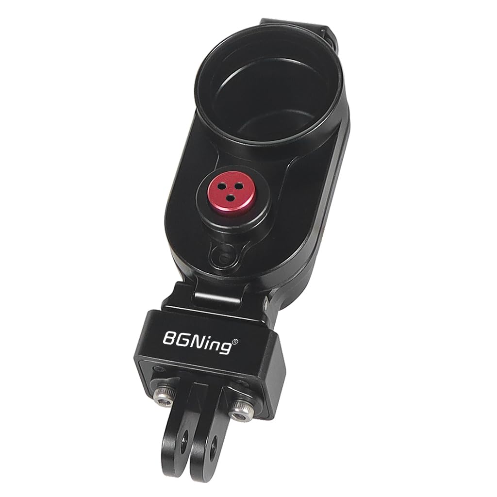 BGNing Aluminum 80M Waterproof Diving Case Compatible with 3/3S Thumb Camera Underwater Shell Protective Frame Quick Release Cage (Quick Release Ver)