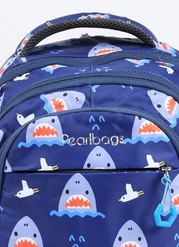 Image of PB Pearlbags Sigma 13L Printed Backpack,3 Compartments,Bottle Holder,Organizer,Premium Fabric,Water Resistant Anti Theft,School Bag for Boys and Girls