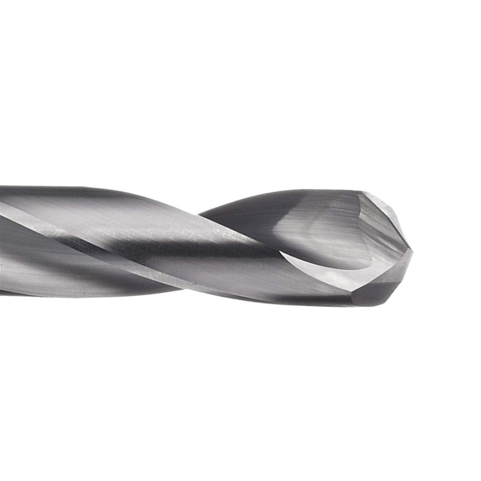 1 pz 14 mm-25 mm punta da trapano in metallo duro, finitura non rivestita (lucida), gambo tondo, punta da trapano a spirale con scanalatura for metallo(14.2mm)