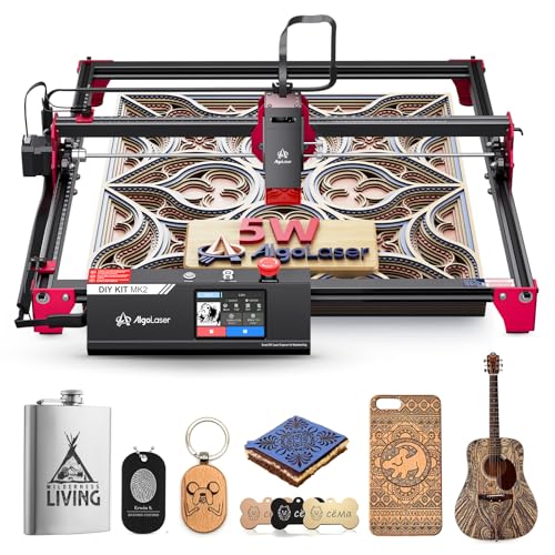 AlgoLaser DIY KIT MK2 5000mW Laser Engraver,Laser Engraving Machine with 3.5