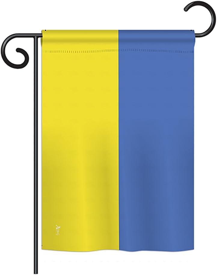 Ukraine Garden House Flags Set Regional Nationality Nation International World Country Particular Area Small Decorative Gift Yard Banner Double-Sided Made In USA 28 X 40