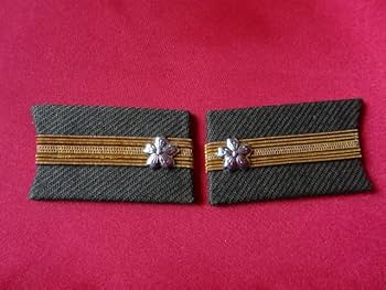 Amazon | 大日本帝国海軍陸戦隊「少尉」襟章 現代日本製海軍第三種軍装