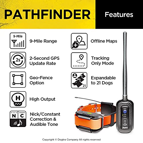 Dogtra Pathfinder 9-Mile 21-Dog Expandable Waterproof Smartphone GPS Tracking & Training E-Collar with 2-Second Update… - Image 3