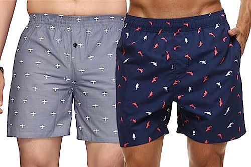 Image of Tapia Men's Cotton Regular All Over Print Boxer Shorts