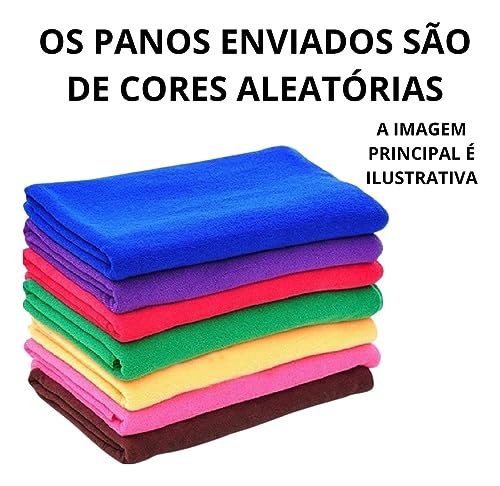 2 Aplicador Espuma Vonixx + 2 Pano Flanela Toalha Microfibra JS