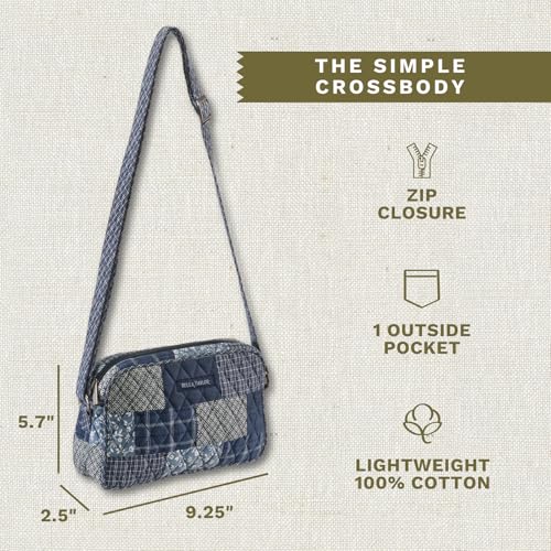 Image of Bella Taylor Simple Crossbody, Quilted Handbag for Women