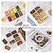 Dingerjar Divided Serving Tray with Lid and Handle - Snackle Box Charcuterie Container for Portable Snack Platters - Clear Organizer for Candy, Fruits, Nuts, Snacks - Perfect for Party, Entertaining